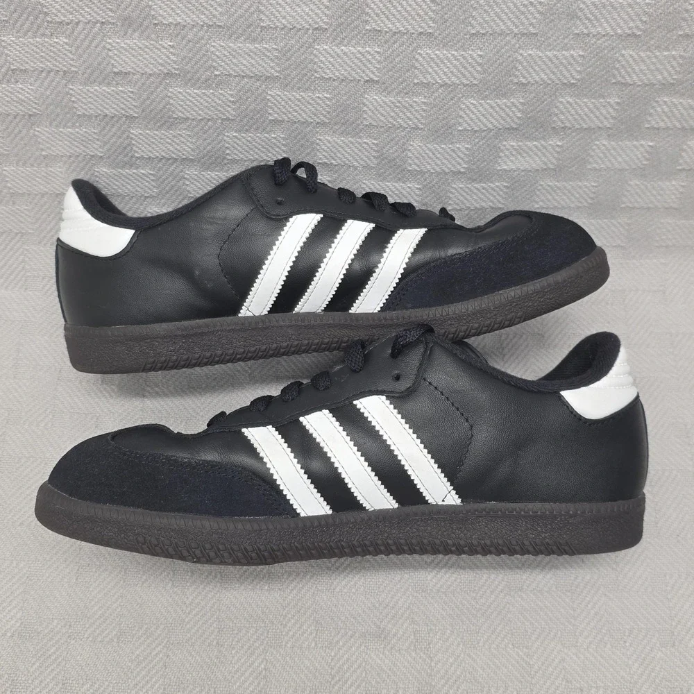 Adidas Samba Mens Size 6 Black White Leather Sneaker Trainer ART 036516